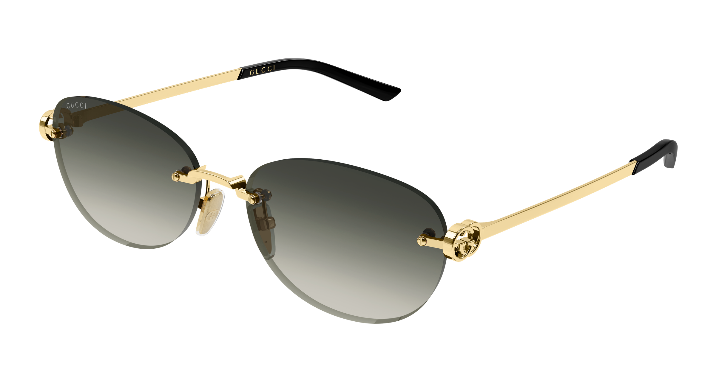 Gucci 2230SA Gold/Grau (002), Ansicht 2