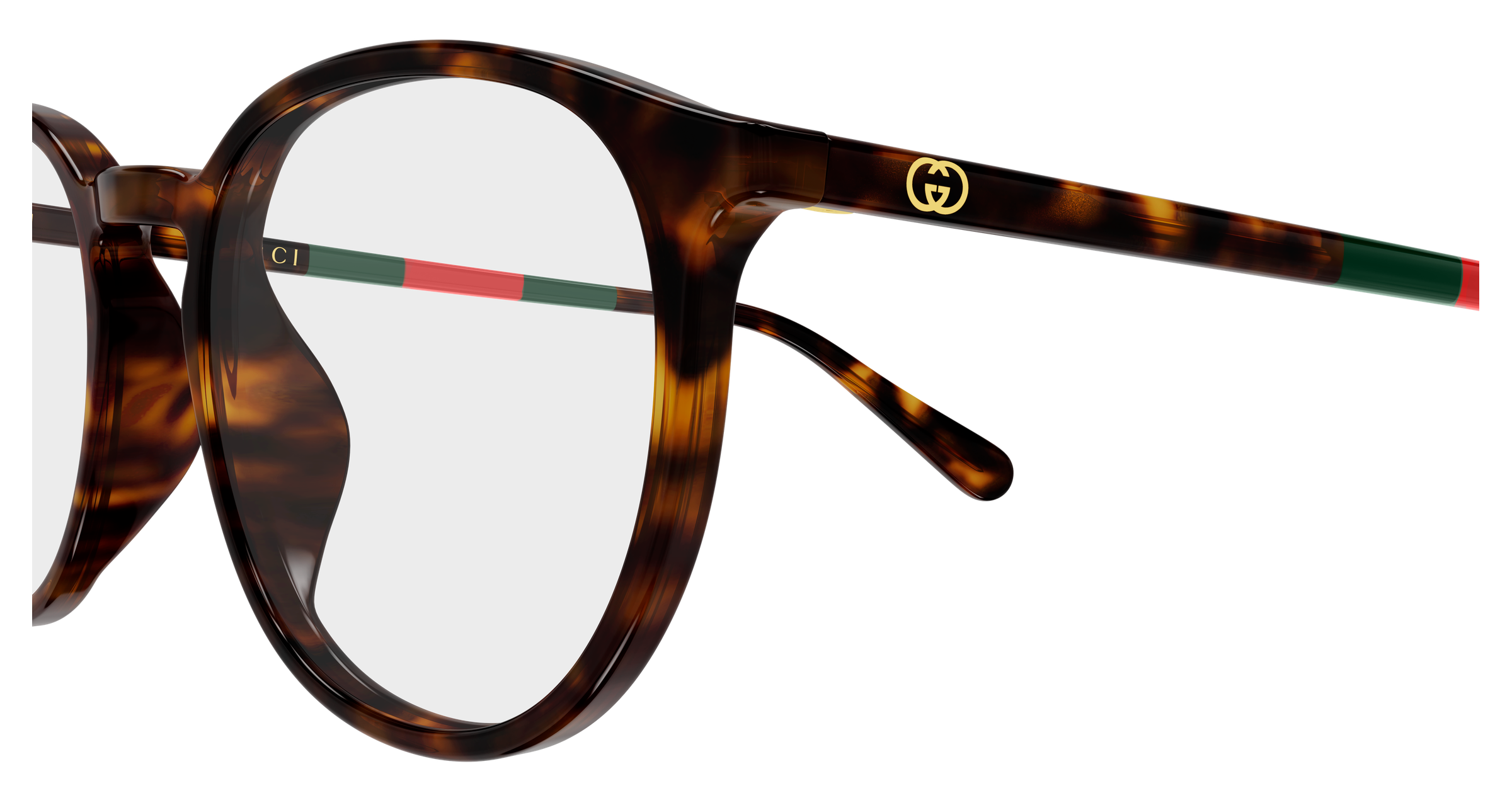 Gucci 2266OA Havanna Braun (002), Ansicht 3