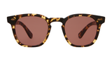 Garrett Leight Byrne Sonnenbrille, Frontansicht Tuscan Tortoise (TUT/PRW)