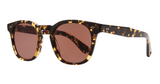Garrett Leight Byrne Sonnenbrille, Schrägansicht Tuscan Tortoise (TUT/PRW)