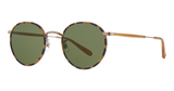 Garrett Leight Wilson Sonnenbrille, Schrägansicht Tortoise (TT-AH/PGN)