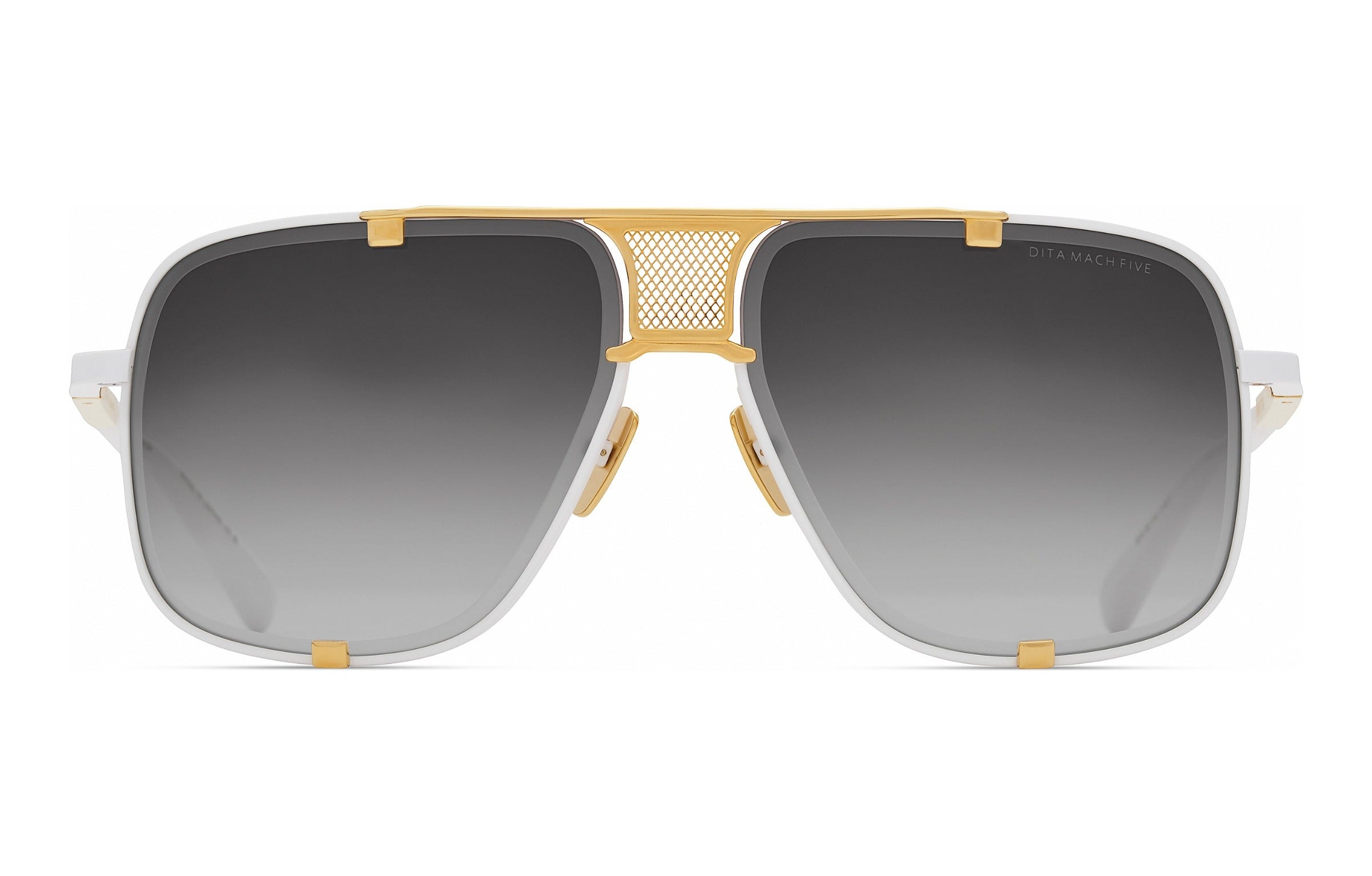 Dita Mach-Five Matt Weiss/Gold, Frontansicht