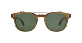 Garrett Leight Langley Clip Gold/Emerald - City Optikhaus