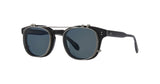Garrett Leight Langley Clip Silver/H2O Seitenansicht - City Optikhaus