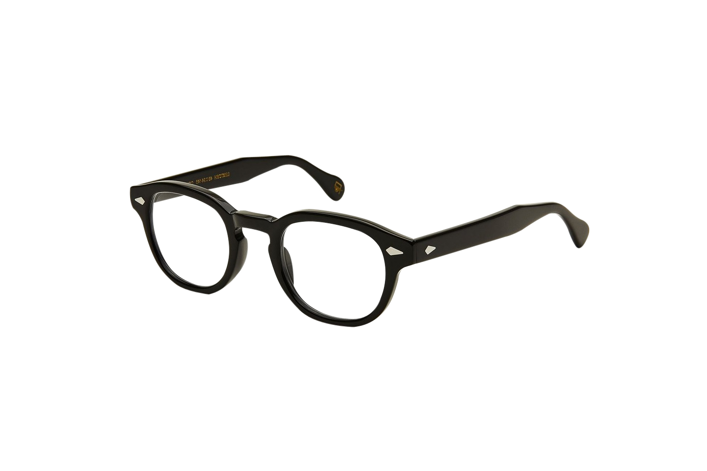 Moscot Lemtosh Brille, Seitenansicht Schwarz