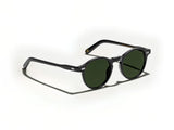 Moscot Miltzen Sun Sonnenbrille, Seitenansicht Schwarz
