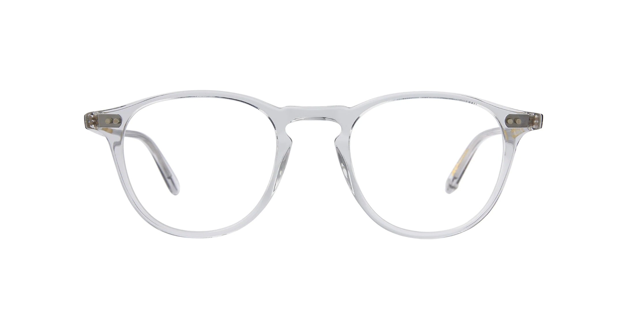Garrett Leight Hampton Brille, Frontansicht Bio Smoke