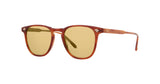 Garrett Leight Brooks II Sun Sonnenbrille, Schrägansicht Vintage Burnt Tortoise