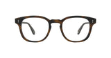 Garrett Leight Langley Brille, Frontansicht Spotted Brown Shell
