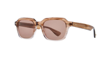 Garrett Leight OG Freddy P Sun Sonnenbrille, Schrägansicht Sandstorm