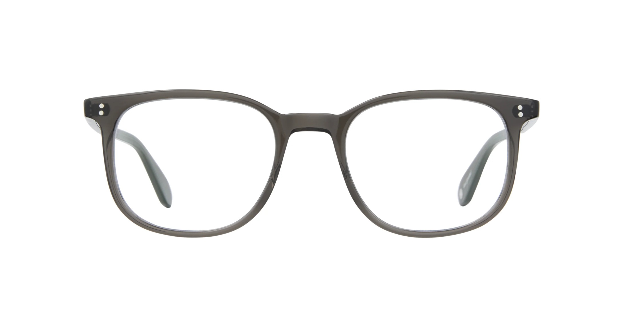 Garrett Leight Bentley Brille, Frontansicht Black Glass