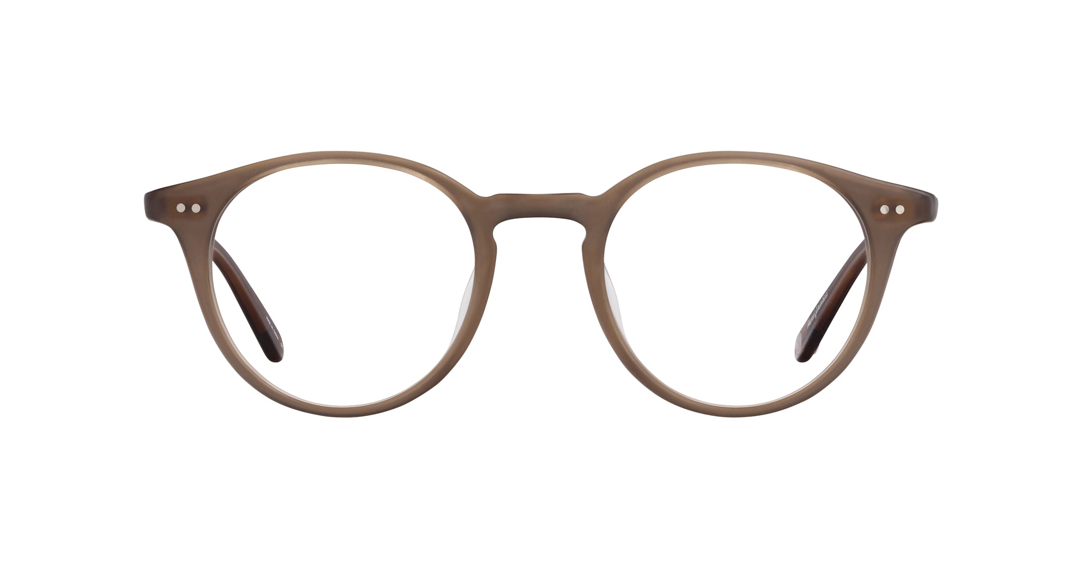 Garrett Leight Clune Brille, Frontansicht Matte Espresso