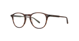 Garrett Leight Hampton Brille, Schrägansicht Matte Brandy Tortoise