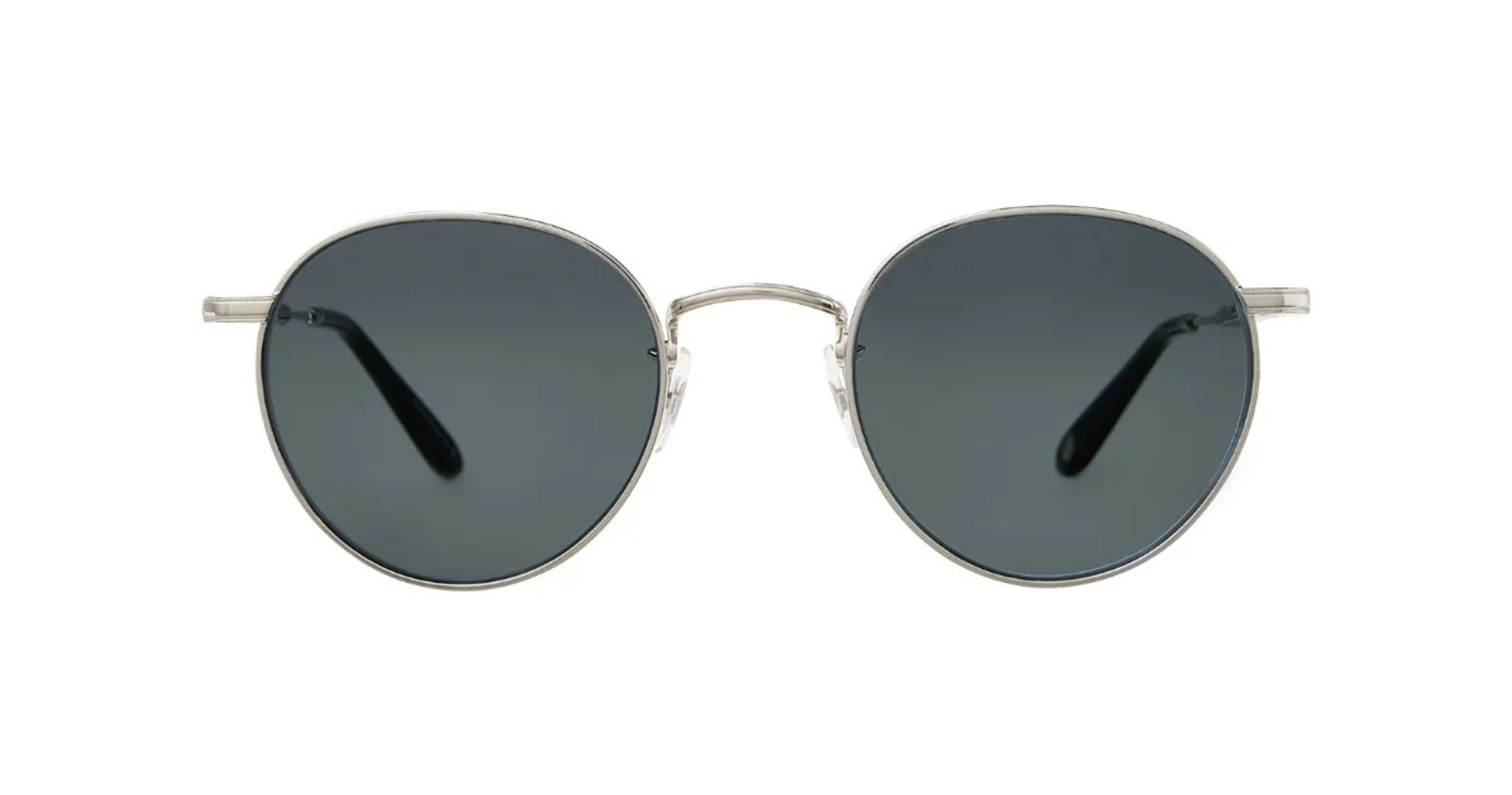 Garrett Leight Wilson M Sun Sonnenbrille, Frontansicht Silver/Black
