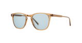 Garrett Leight Brooks II Sun Sonnenbrille, Schrägansicht Caramel
