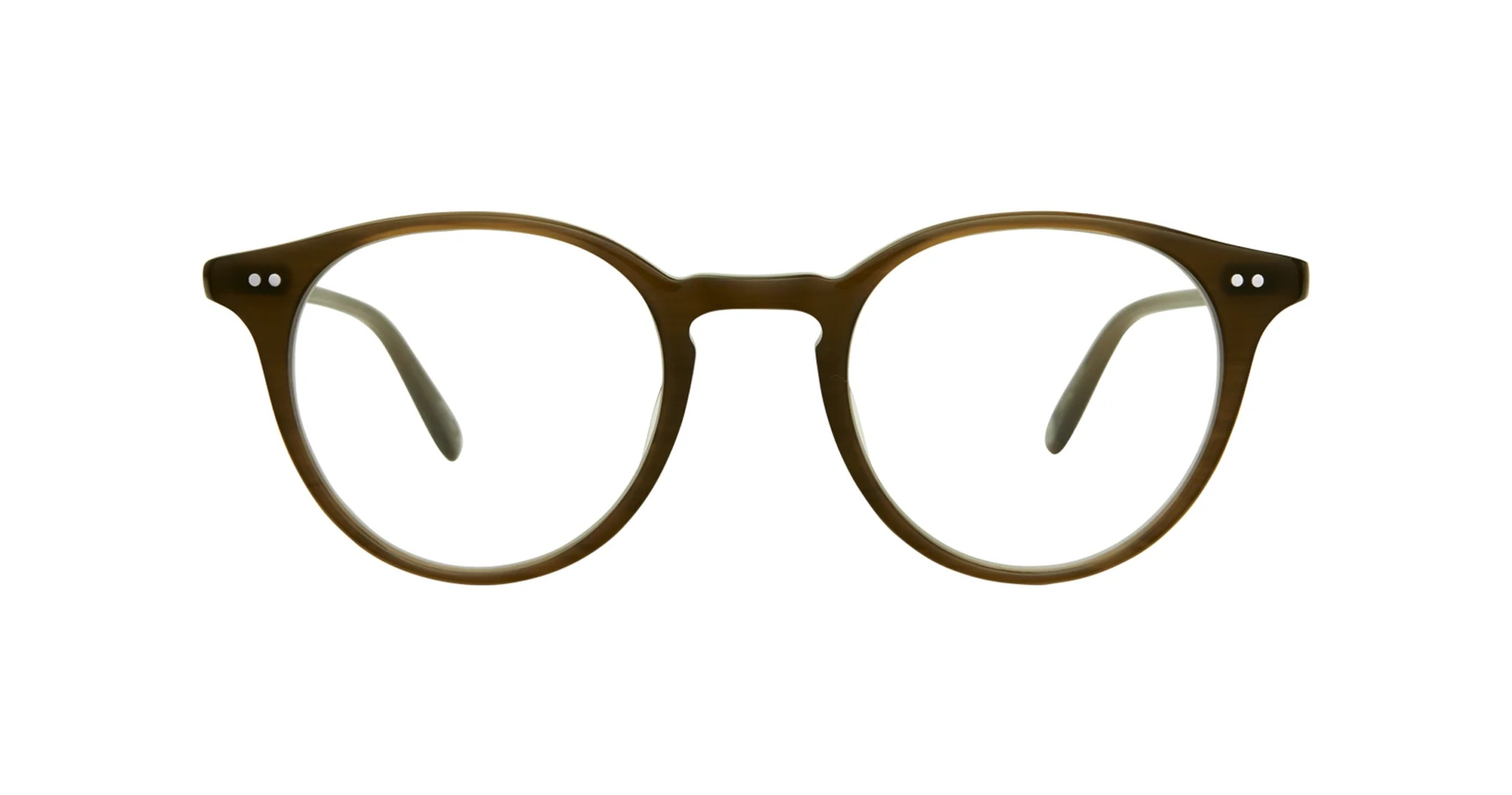 Garrett Leight Clune Brille, Frontansicht Olive