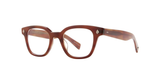 Garrett Leight Naples Brille, Schrägansicht Vintage Burnt Tortoise