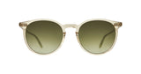 Garrett Leight Morningside Sun Sonnenbrille, Frontansicht Champagner