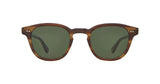 Garrett Leight Evan Sun Sonnenbrille, Frontansicht Cherry Wood