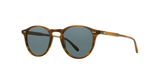 Garrett Leight Hampton Sun Sonnenbrille, Schrägansicht Matte Tortoise