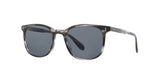Garrett Leight Bentley Sun Sonnenbrille, Schrägansicht Black Sleet Tortoise
