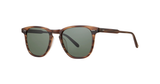 Garrett Leight Brooks Sun Sonnenbrille, Schrägansicht Matte Brandy Tortoise