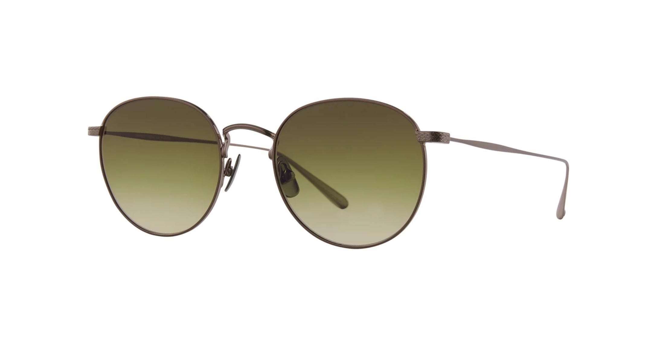 Garrett Leight Morningside M Sun Sonnenbrille, Schrägansicht Bronze