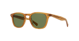 Garrett Leight Brooks X Sun Sonnenbrille, Schrägansicht Butterscotch