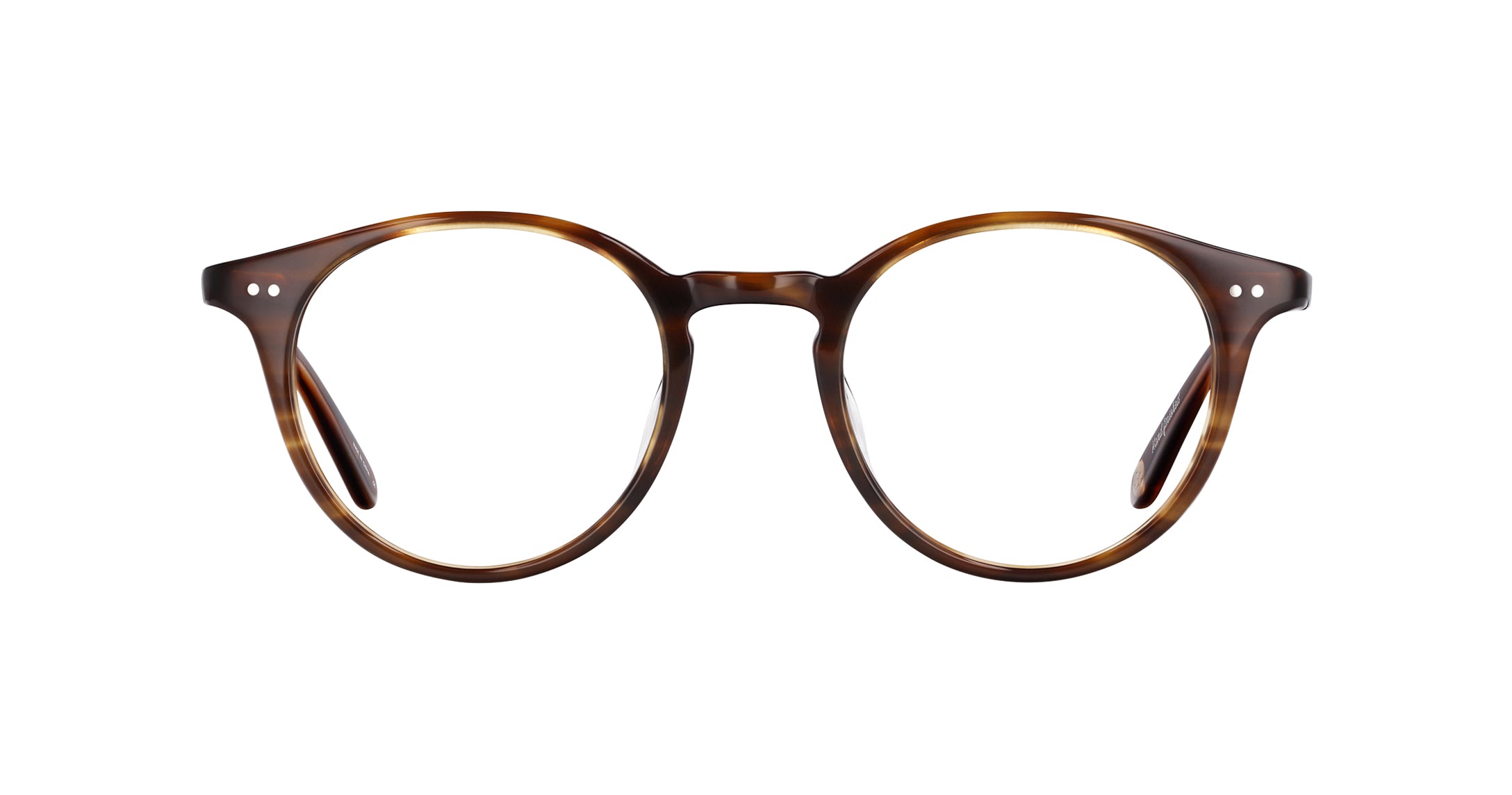 Garrett Leight Clune Brille, Frontansicht Dunkelbraun