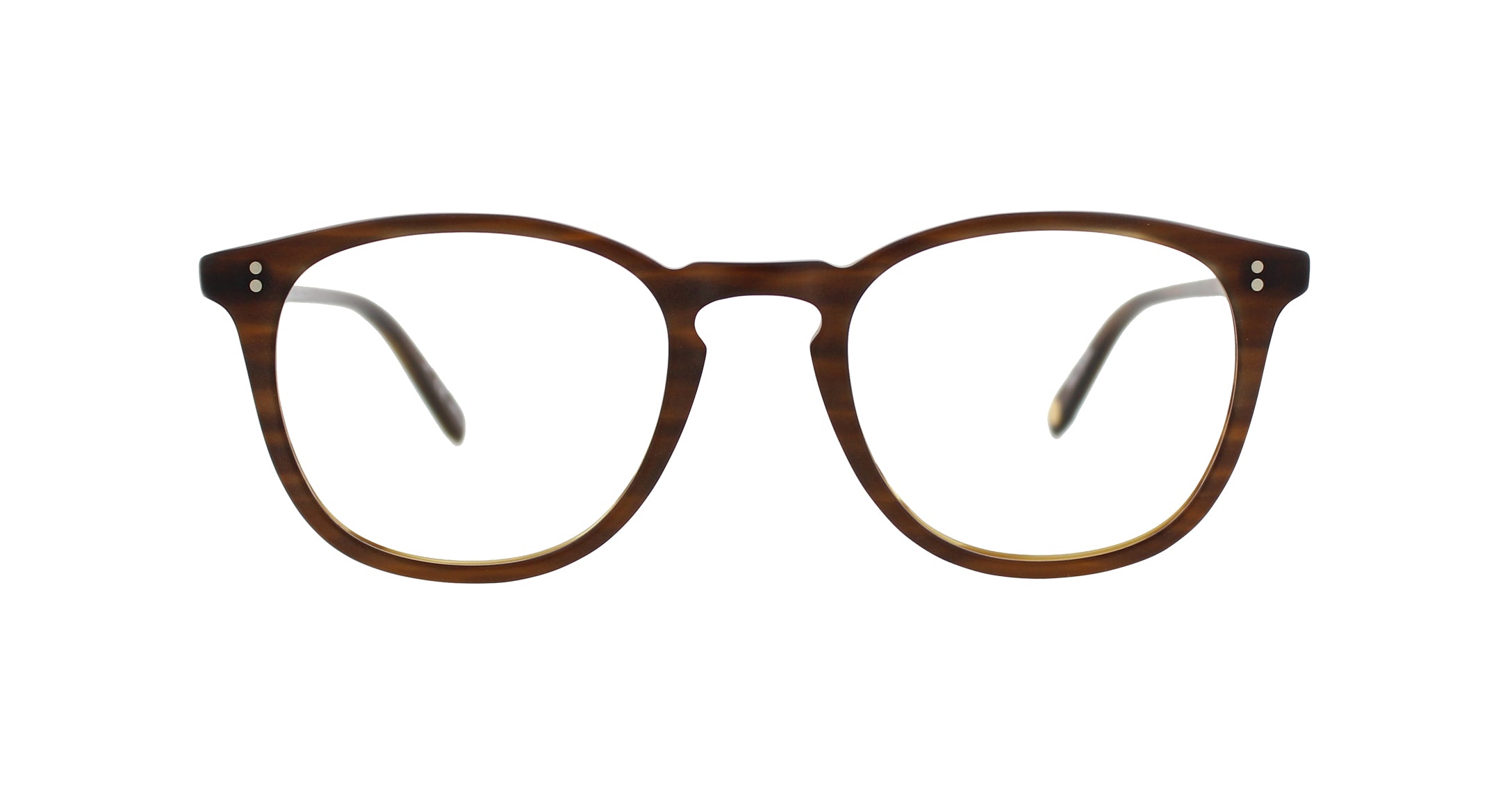 Garrett Leight Kinney Brille, Frontansicht Matt Dunkelbraun