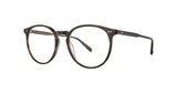 Garrett Leight Morningside Brille, Schrägansicht Spotted Brown Shell