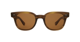 Garrett Leight Canter Sun Sonnenbrille, Frontansicht Saddle Tortoise