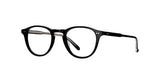 Garrett Leight Hampton Brille, Schrägansicht Schwarz