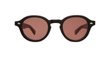 Garrett Leight Flipper Sun Sonnenbrille, Frontansicht Bio Black