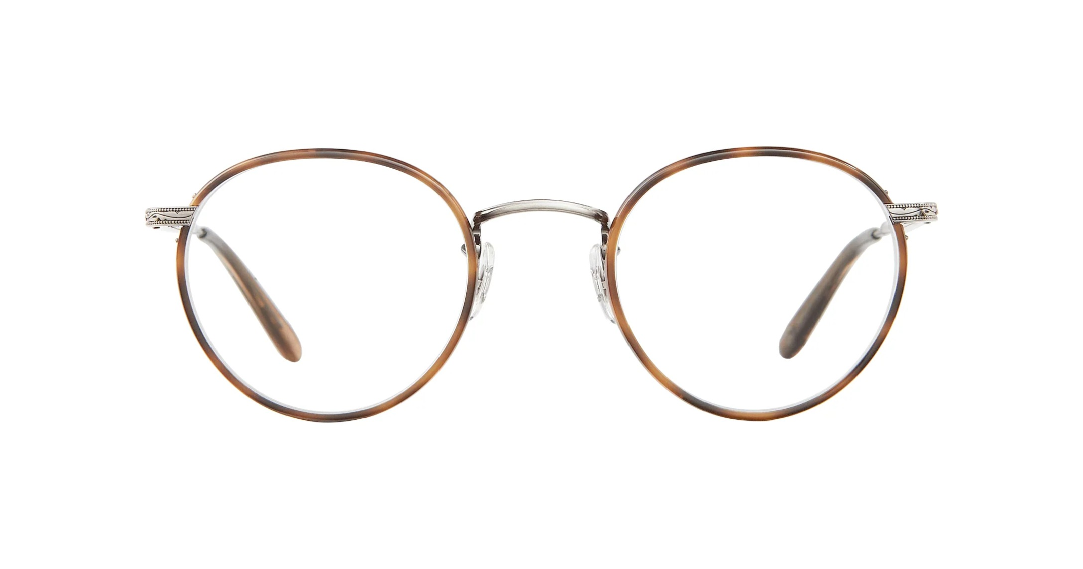 Garrett Leight Wilson Brille, Frontansicht Pewter