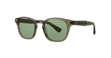 Garrett Leight Ace Sun Sonnenbrille, Schrägansicht Black Glass