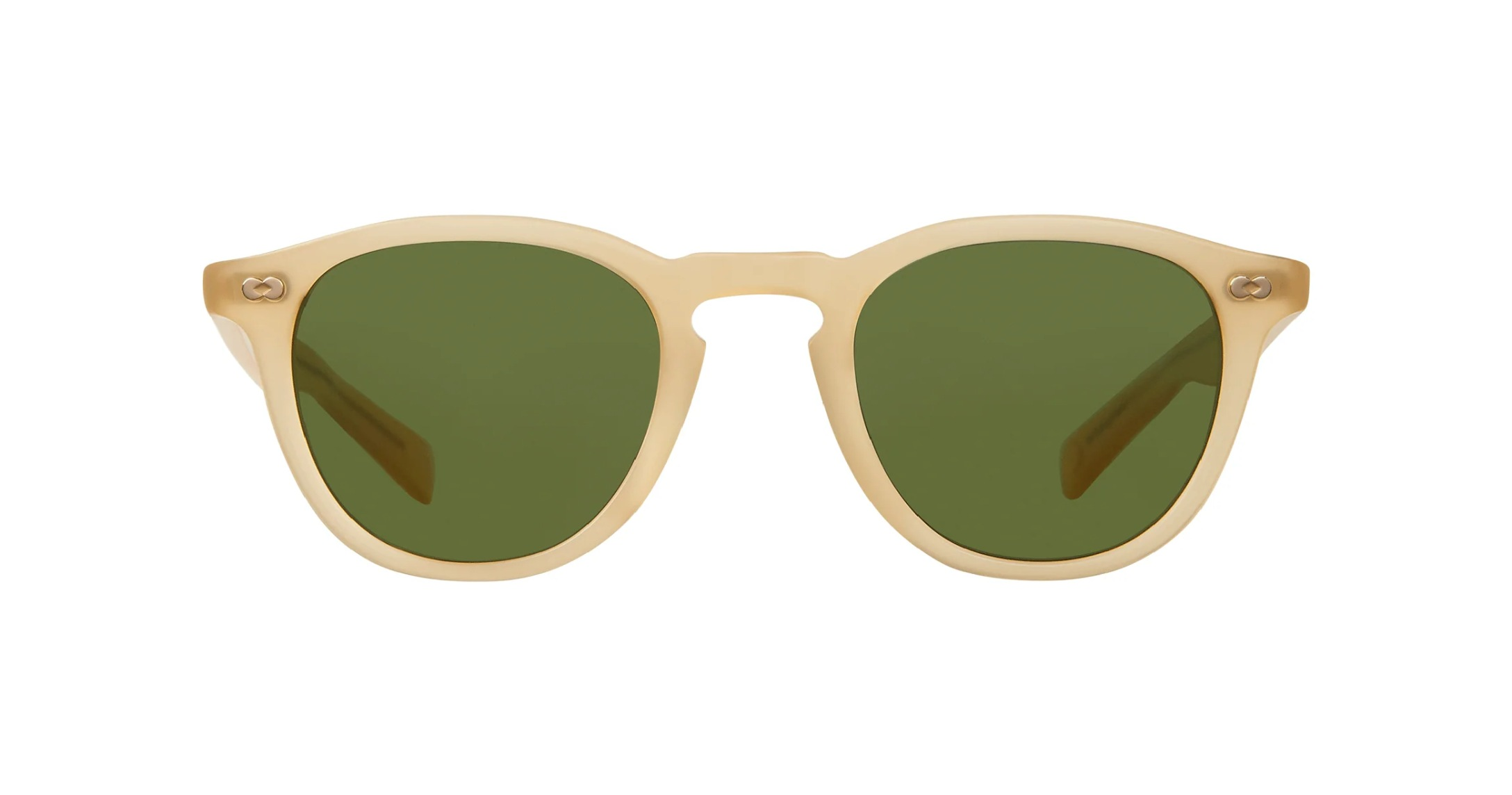 Garrett Leight Hampton X Sun Sonnenbrille, Frontansicht Toffee