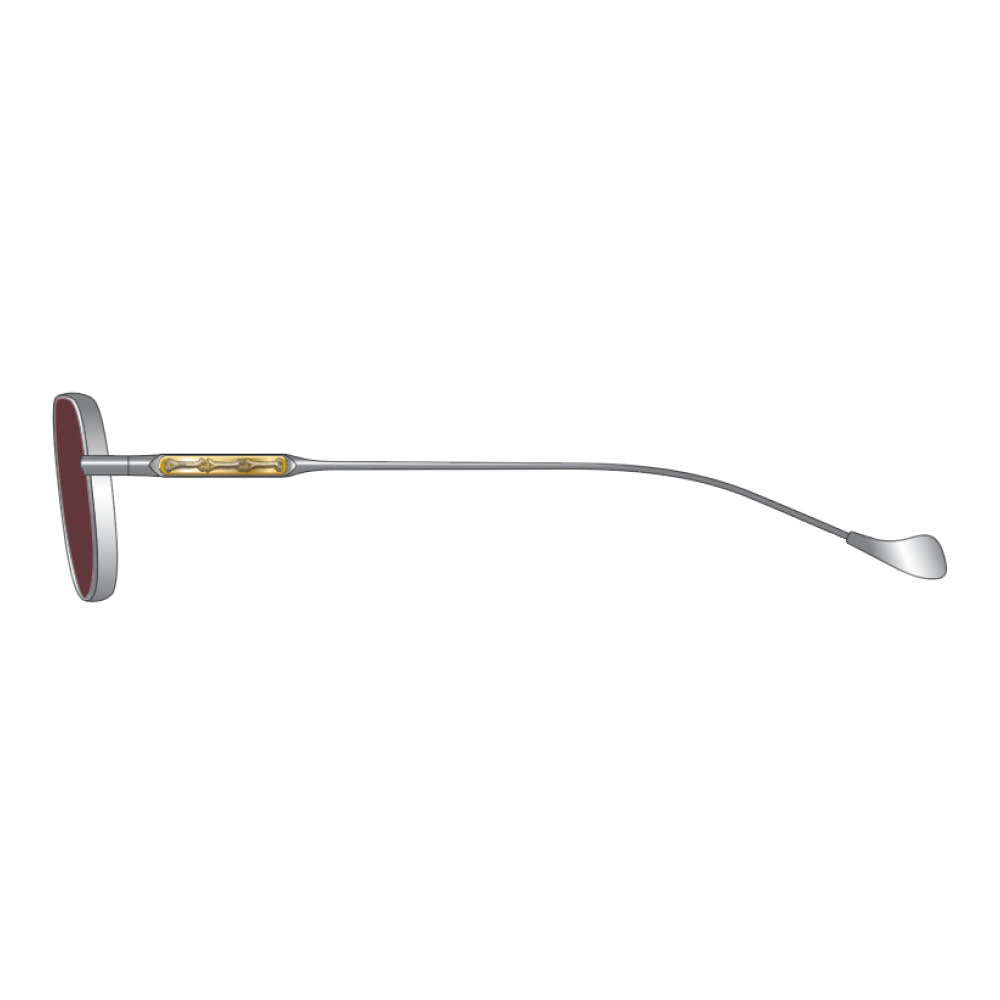 Cutler and Gross The Great Frog 016 Bowie Silver/Red (01), Ansicht 2