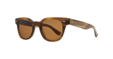 Garrett Leight Canter Sun Sonnenbrille, Schrägansicht Saddle Tortoise