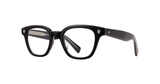 Garrett Leight Naples Brille, Schrägansicht Schwarz