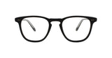 Garrett Leight Brooks Brille, Frontansicht Matt Schwarz