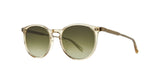 Garrett Leight Morningside Sun Sonnenbrille, Schrägansicht Champagner
