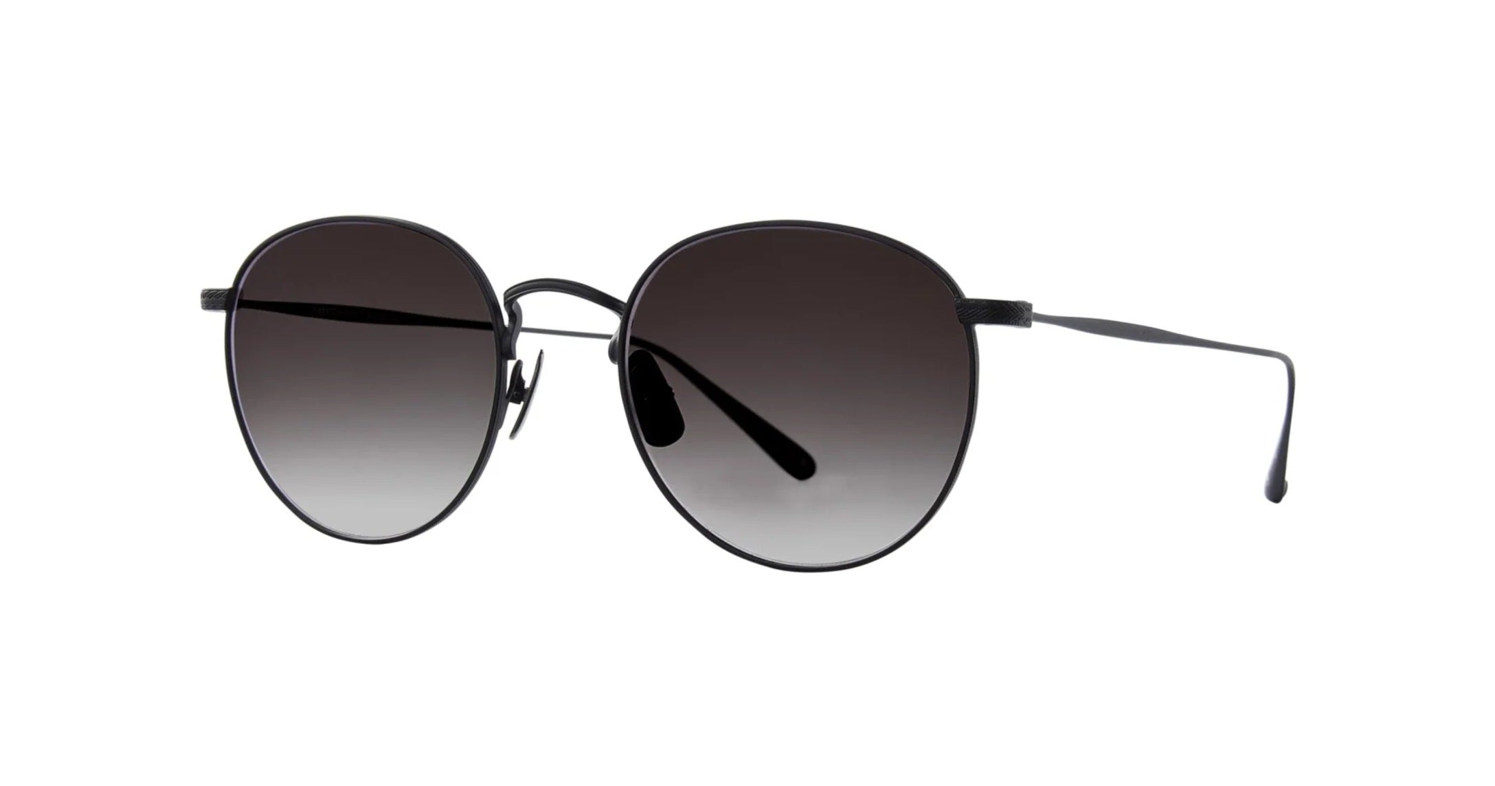 Garrett Leight Morningside M Sun Sonnenbrille, Schrägansicht Black