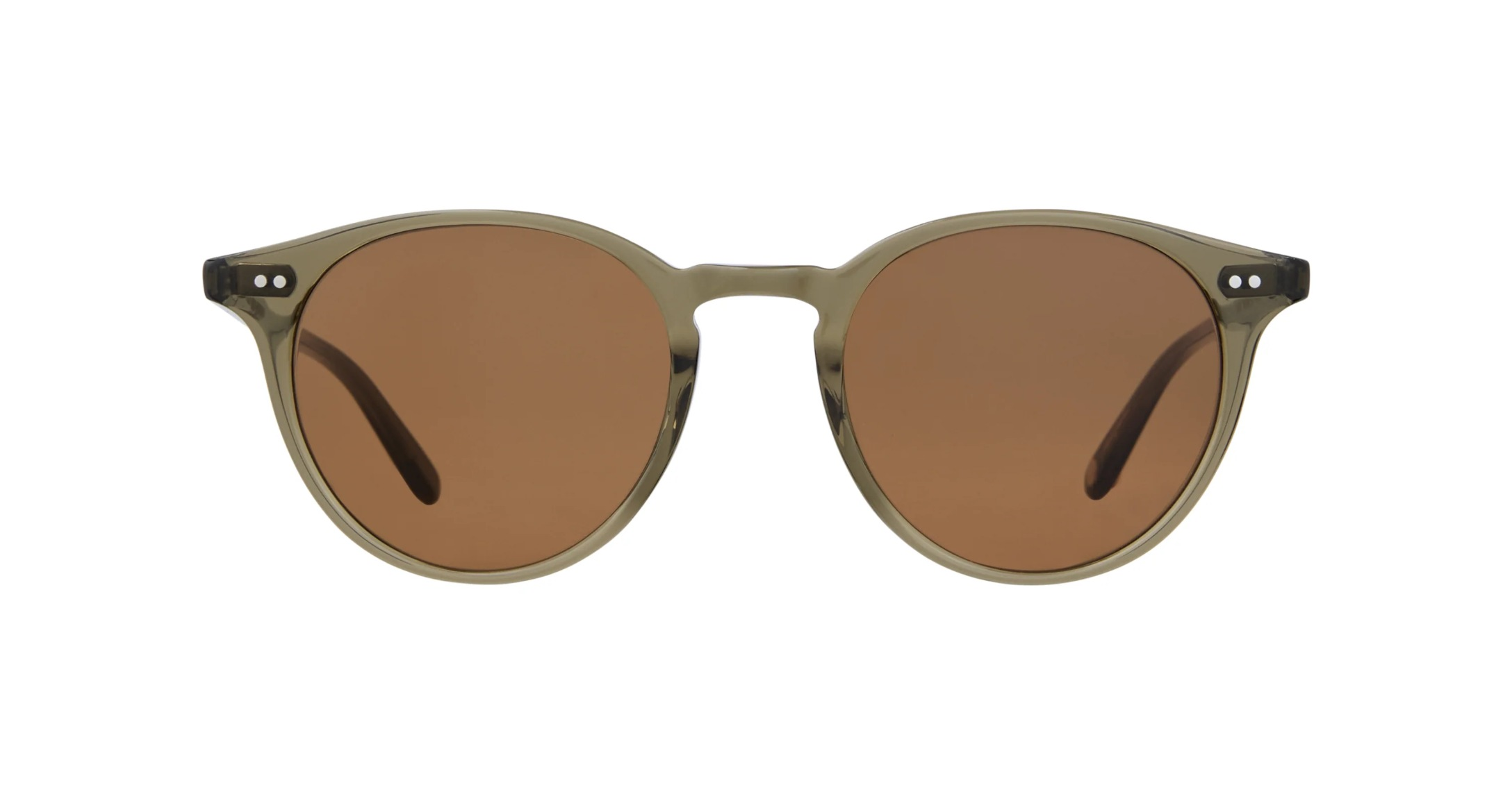 Garrett Leight Clune Sun Sonnenbrille, Frontansicht Willow