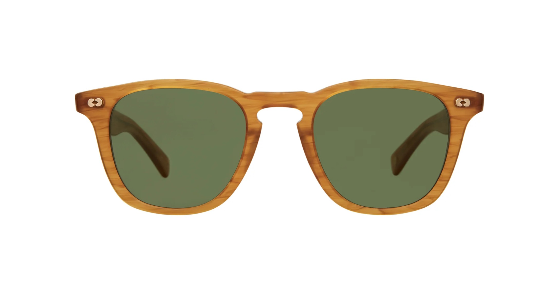 Garrett Leight Brooks X Sun Sonnenbrille, Frontansicht Butterscotch