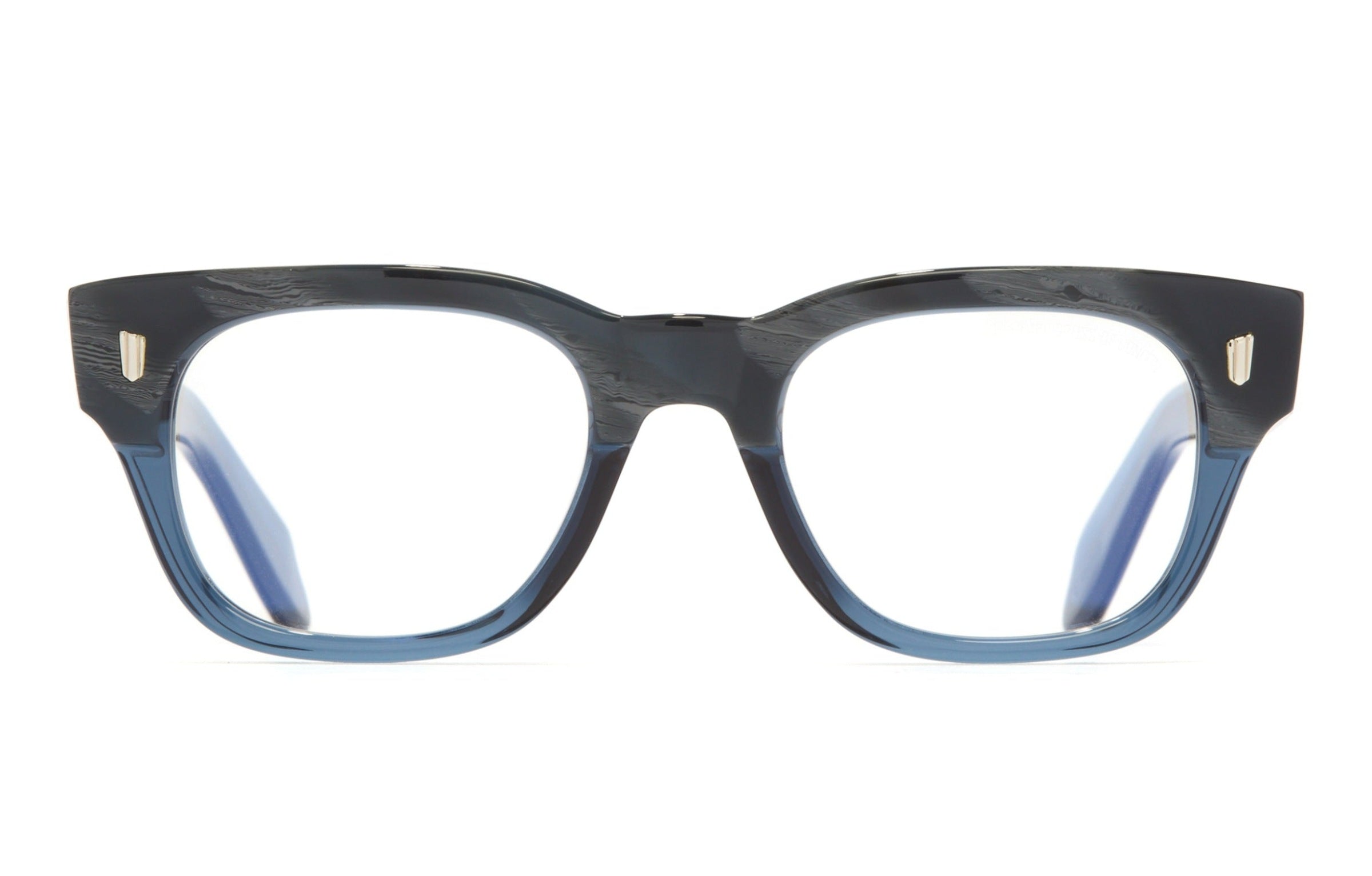 Cutler and Gross 1421 Grey Horn on Blue (03)