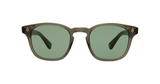 Garrett Leight Ace Sun Sonnenbrille, Frontansicht Black Glass