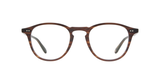 Garrett Leight Hampton Brille, Frontansicht Matte Brandy Tortoise