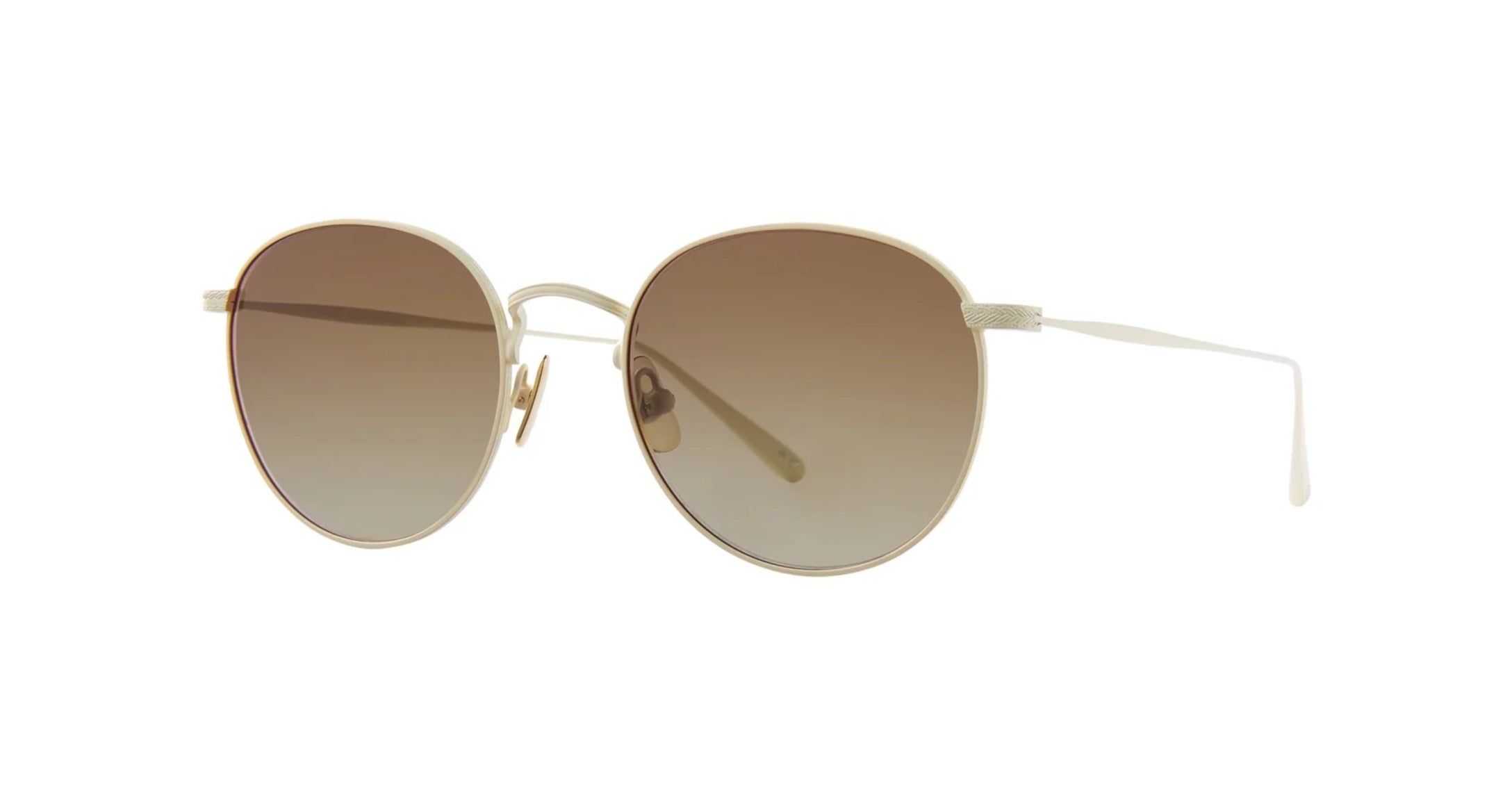 Garrett Leight Morningside M Sun Sonnenbrille, Schrägansicht Phosphorous