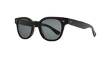 Garrett Leight Canter Sun Sonnenbrille, Schrägansicht Bio Black